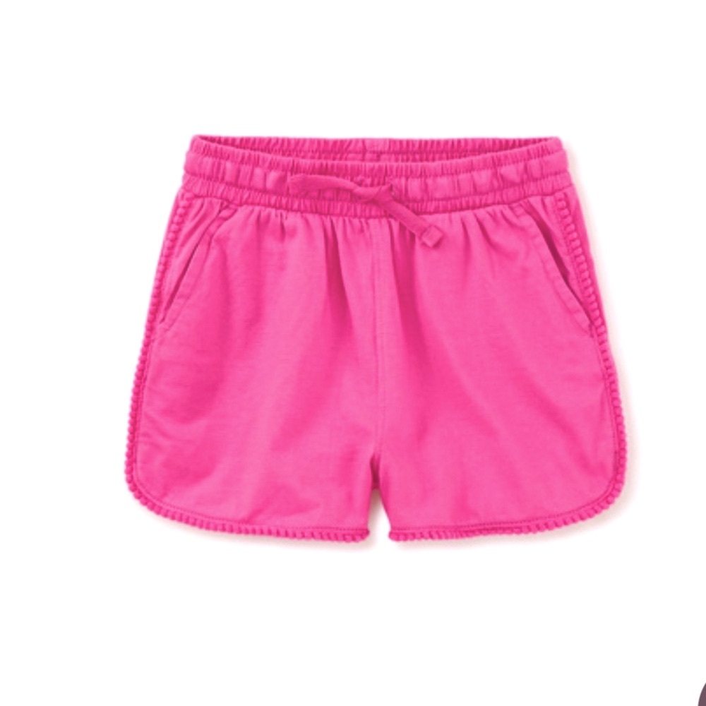 Tea Collection girls NWT Pom Pom pink shorts size 10